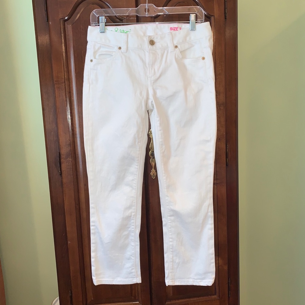 Lilly Pulitzer white jeans